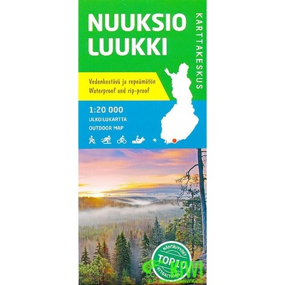 mapa Nuuksio Luukki 1:20 t.