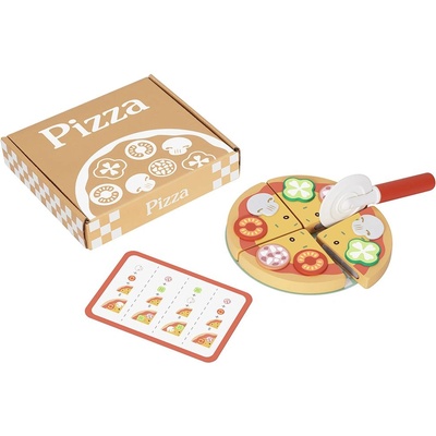 Hi Pando Дървен игрален комплект Hi Pando - Направи си пица (HP075)