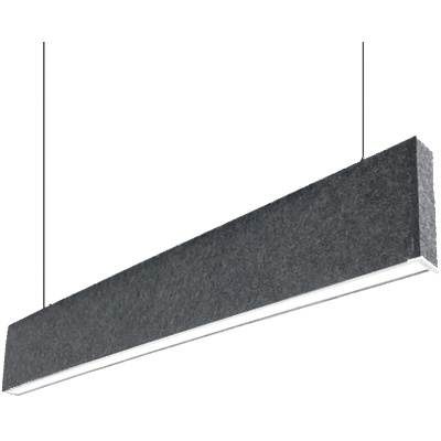 ELMARK Led ПРОФИЛ АКУСТ. ВИСЯЩ МОНТАЖ s36 20w 4000k ЧЕРЕН (99sm36s4020a/bl)