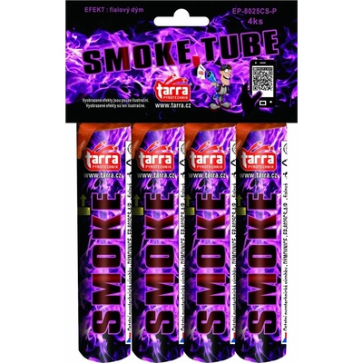 Tarra pyrotechnik Smoke tube Dýmovnice fialová 4 ks