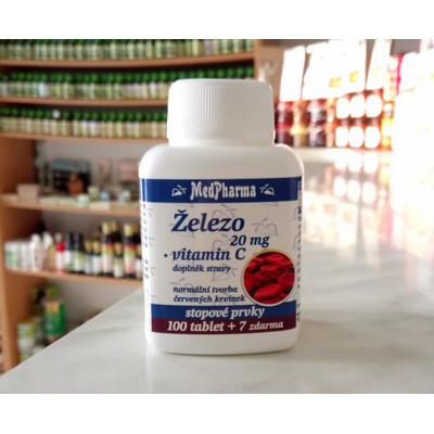 MedPharma Železo 20 mg+Vitamín C 37 tablet
