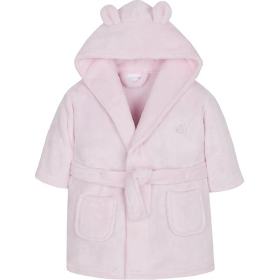 Dětský župánek s kapucí růžový se sloníkem