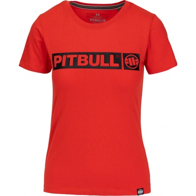 PitBull West Coast dámské triko HILLTOP ohnivě červené