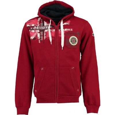 GEOGRAPHICAL Norway mikina FESPOTE MEN 100 bordo