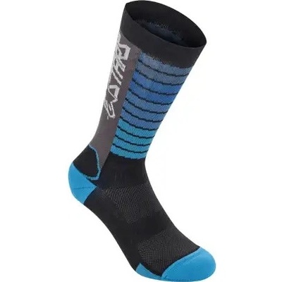 Alpinestars Drop 22 ponožky Black/Aqua