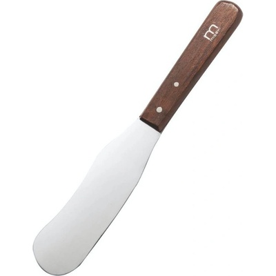 Xanitalia kosmetická špachtle na aplikaci vosku nerezová velká 24 cm dřevěná rukojeť