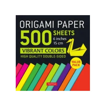 Image 1 of Origami Paper 500 sheets Vibrant Colors 6