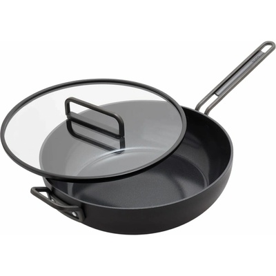 GreenPan Nepriľnavá keramická soté panvica s pokrievkou, Stanley Tucci 33 cm / 6,2 l, čierna CC007809-004