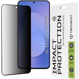 Techsuit Протектор за Samsung Galaxy S25 FE - Techsuit - 111D Privacy Full Glue - Черен (KF2354942)