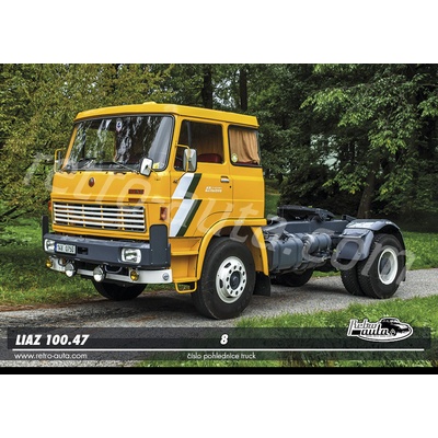 Pohlednice TRUCK č. 08 - LIAZ 100.47 tahač návěsů (1977 - 1984)