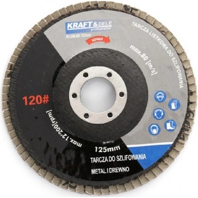 Kraft & Dele Lamelový brusný kotouč 125 mm KD969 – Zboží Mobilmania