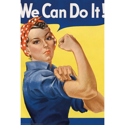 Plagát, Obraz - We can do it !, 61 × 91.5 cm