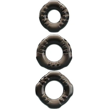 LyBaile Комплект еластични пенис рингове - пристегачи "3 setcko" 3 бр