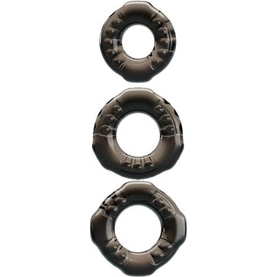 LyBaile Комплект еластични пенис рингове - пристегачи "3 setcko" 3 бр