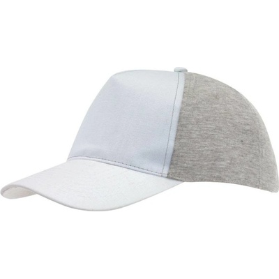 Päťpanelová na suchý zips sivá a biela