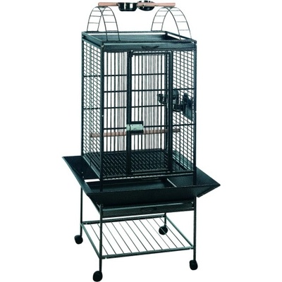 FLAMINGO Parrot cage Pico Anthracite - Масивен Кафез за птици на колела, размер 83, 5 х 79 х 165 см, Белгия - 103611