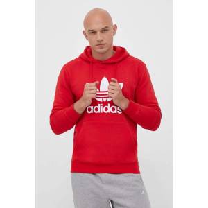 Adidas Памучен суичър Classics Trefoil Hoodie (IM4497)