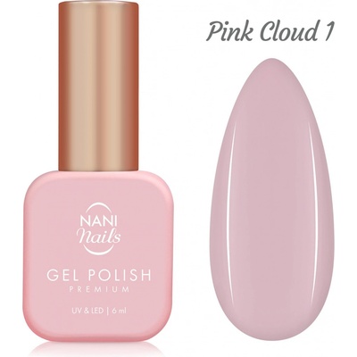 NANI gel lak Premium 6 ml - Pink Cloud