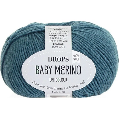 Příze DROPS Baby merino uni color 42 - petrol