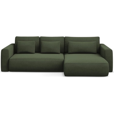 makamii Разтегателен ъглов диван с място за съхранение в цвят каки (десен ъгъл) Kapua - Makamii (KAPUA_RCF_M_24_P1_C2)