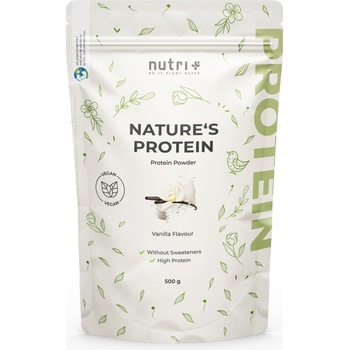 nutri + Протеинов прах Vegan Nature's - Vanilla