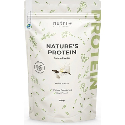 nutri + Протеинов прах Vegan Nature's - Vanilla