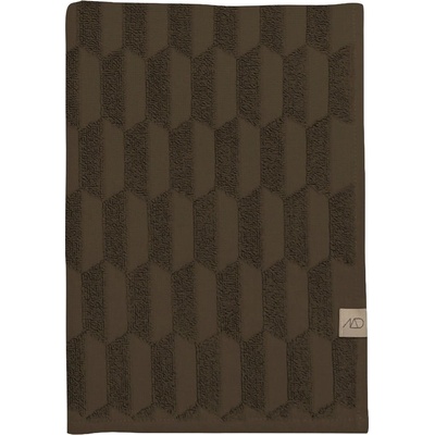 Mette Ditmer Тъмнокафяви памучни кърпи в комплект от 2 броя 35x55 cm Geo - Mette Ditmer Denmark (GEOTWG01)