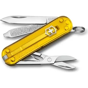 Victorinox Швейцарски джобен нож Victorinox Classic SD Transparent Tuscan Sun (0.6223.T81G)