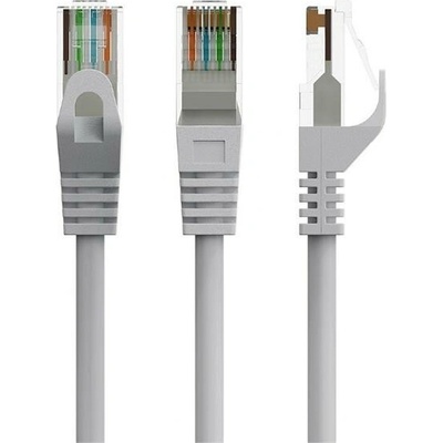 Gembird PP6U-CU-20M patch Cat6 UTP meď 20m šedý
