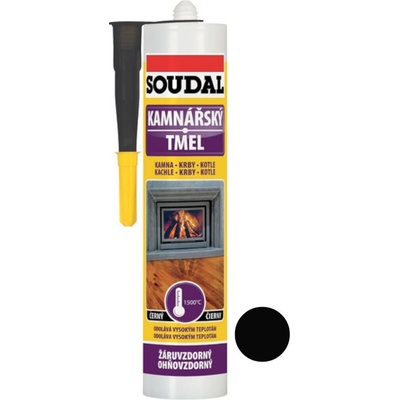 Soudal Kamnářský tmel 280 ml černá