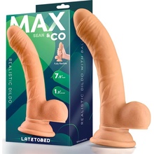 Max & Co Sean Realistic Dildo with Testicles 7.5"