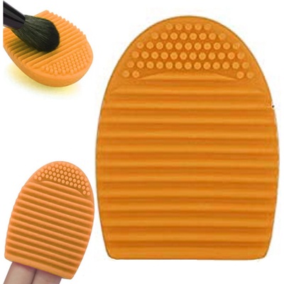 Brushegg OR.1107 Čistič štetcov na make-up silikónový oranžový