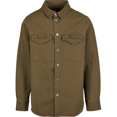 Brandit pánská košile heavy twill olivová