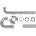 Duravit 50260000 - Сифон за умивалник UNIVERSAL лъскав хром (DA0128)