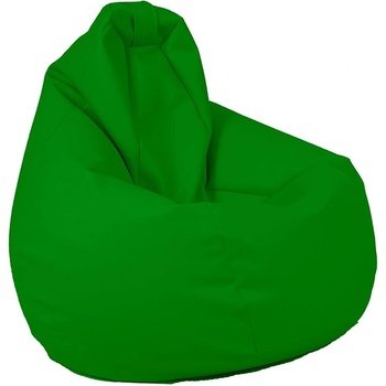 Image 1 of PUFRELAX Пуф, круша, 220л. , Nirvana Hobbit - Teteron Green, За открито, Перящ се калъф, Пълнеж от Полистиролни перли (PUF-G-NH-TEX-GR)