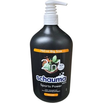 Schauma Men Sports Power 2v1 šampon 750 ml