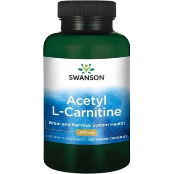 Swanson Acetyl L-Carnitine, 500 mg, 100 капсули, Swanson (SW1649)