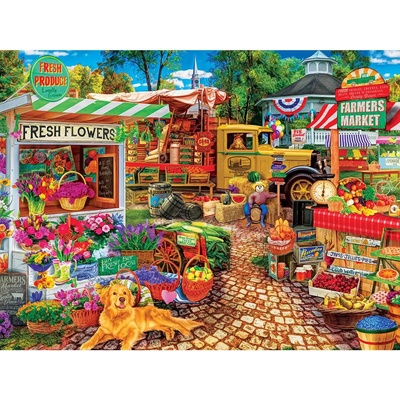 Masterpieces - Puzzle Sale on the square - 750 piese