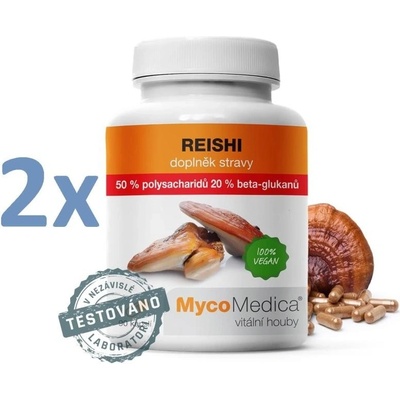 MycoMedica Reishi 50 % 2 x 90 kapsúl