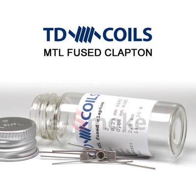 TD Coils špirálky 0,8 ohm MTL Fused Clapton Ni80 10 ks