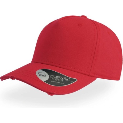 Atlantis Headwear Cargo 5 panelová COT-33803000499 Červená
