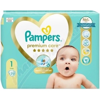Pampers Premium Care 1 72 ks