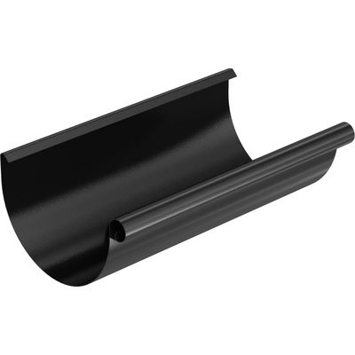 Bryza STAL Strešný žľab 125 mm / 3 m čierny