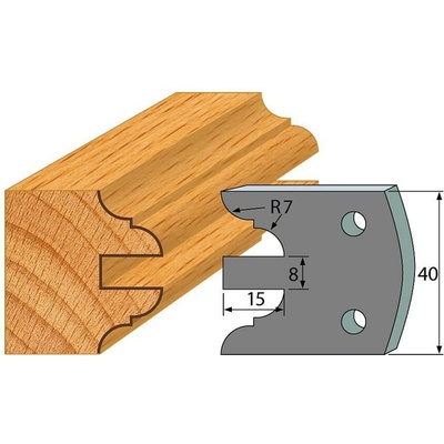 IGM Professional IGM Profil 098 - pár obmedzovačov 40x4mm SP F027-098