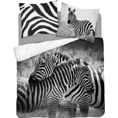 Detexpol obliečky Zebra Bavlna 200x220 2x70x80