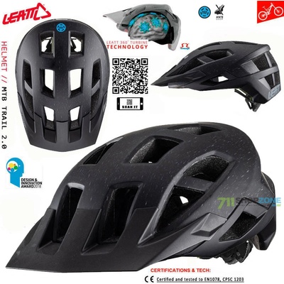 Leatt MTB Trail 2.0 V22 black 2022