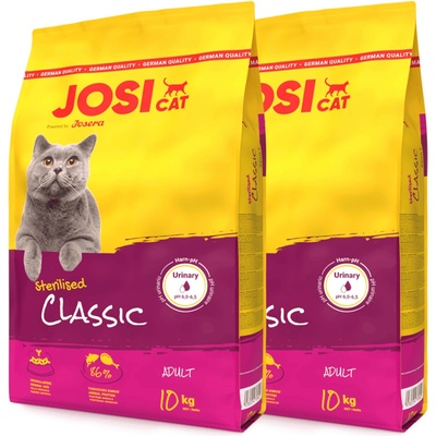 JosiCat Sterilised Classic 2 x 10 kg