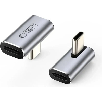 Tech-Protect Ultraboost AA03 USB-C ъглов адаптер - сив (5906302367986)