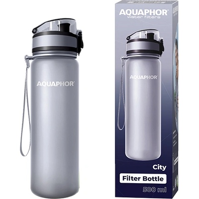 БУТИЛКА Aquaphor ФИЛТРИРАЩА СИТИ 0.500мл СИВА (160009)