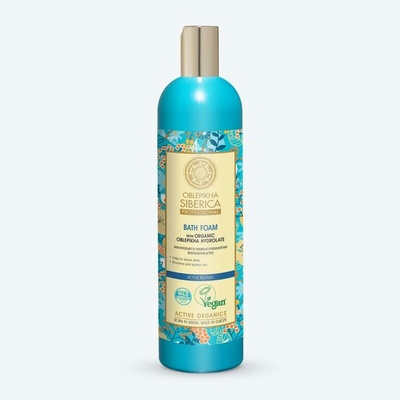 Natura Siberica Rakytníková pěna do koupele Hluboká obnova 600 ml